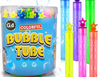 36er Pack Bubble Tubes Party Bag Fillers, Kinder Party Favors, Bubble Wands, Geburtstagsbeute Bag Fillers, Stocking Stuffers