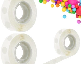 600 STÜCKE Ballon Klebepunkte, Starke doppelseitige Klebepunkte, Ballon Girlande DIY Werkzeug, Partydekoration Hochzeit Geburtstag