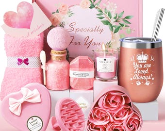 Luxus Mama Verwöhnen Geschenk Box | Beste Mama Selbstpflege Set | Geburtstagsgeschenk für Mama | Muttertags-Spa-Korb | Entspannung Wellness Geschenk
