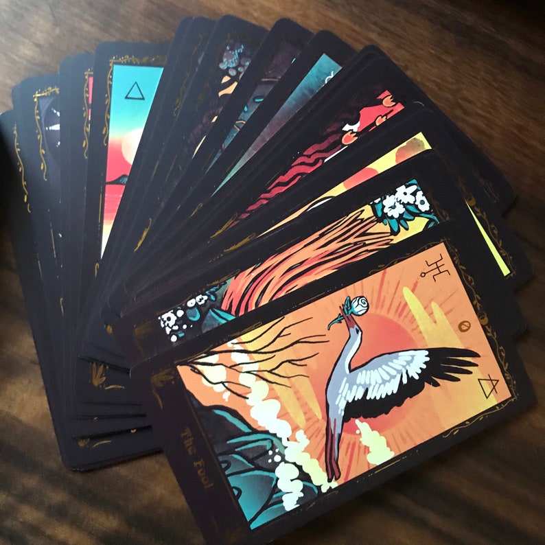 Occult Ornithology tarot 2nd edition- deck only! majors only deck celebrating the beauty of birds! -Deluxe set, Bird lover gift, beginners image 8