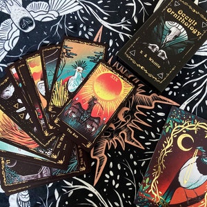 Buy Luna Somnia Tarot Deck With Guidebook & Box 78 Cards Full Deck Moon  Dreams Starry Magic Celestial Astrology Black Gold Divination Tool Online  in India 