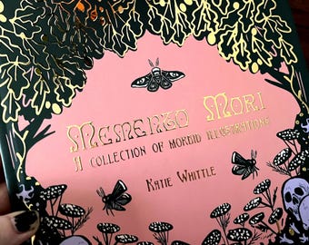 Memento Mori - Una colección de ilustraciones morbosas - Reimpresión de tapa dura - Libro de arte de terror - Libro de mesa de centro