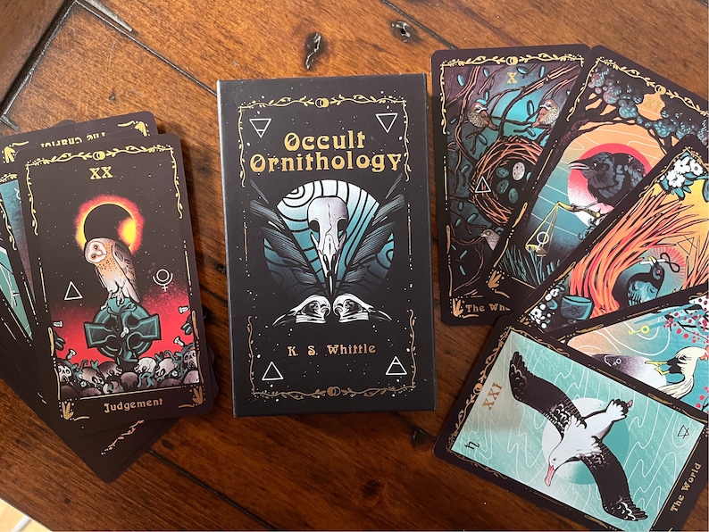 Occult Ornithology tarot 2nd edition- deck only! majors only deck celebrating the beauty of birds! -Deluxe set, Bird lover gift, beginners image 10