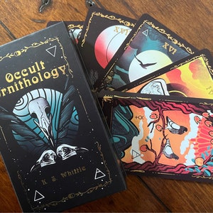 Occult Ornithology tarot 2nd edition- deck only! majors only deck celebrating the beauty of birds! -Deluxe set,  Bird lover gift, beginners