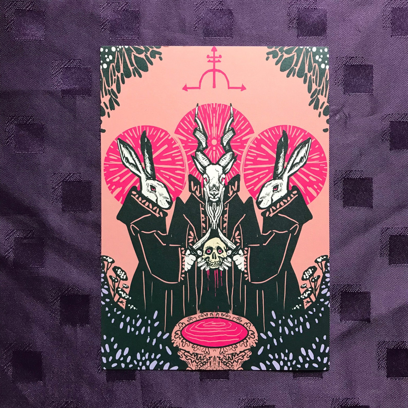 Bloodletting Ritual Art Print 2 SIZES Gothic Decor Horror - Etsy