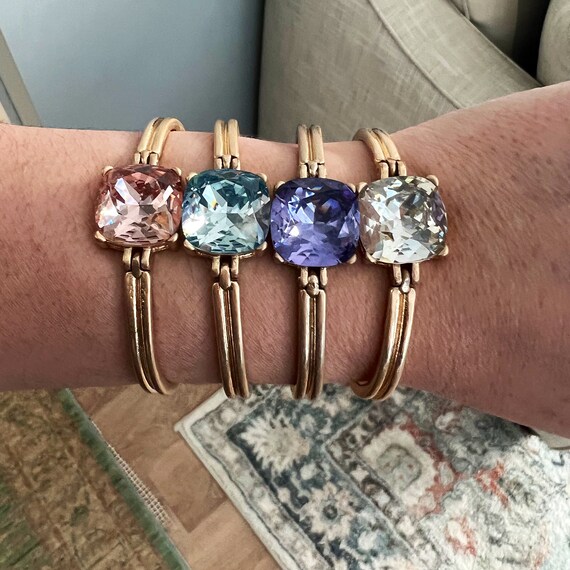Aquamarine rose shop gold bracelet