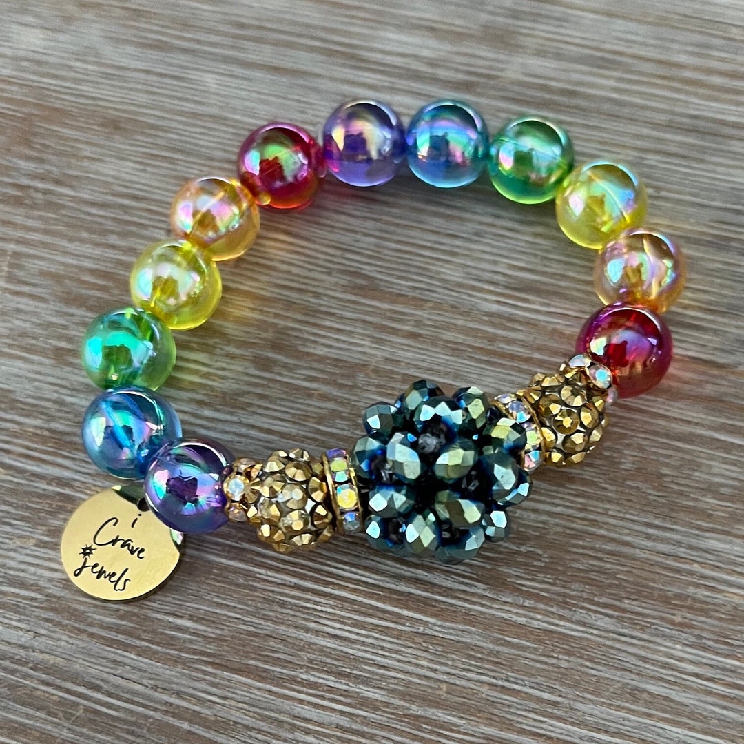 Sparkling Bracelet Stretch Crystal Bracelet Stretch Etsy