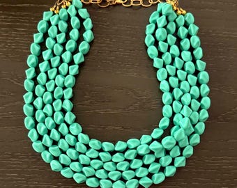 THE ANNIVERSARY NECKLACE - It’s Mint To Be… Again - The Most Beautiful Minty Turquoise Beads