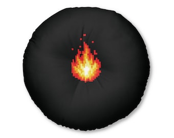 Tufted Floor Pillow, Round