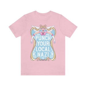 Kawaii Moon Punch Your Local Notsee Unisex Jersey Short Sleeve Tee