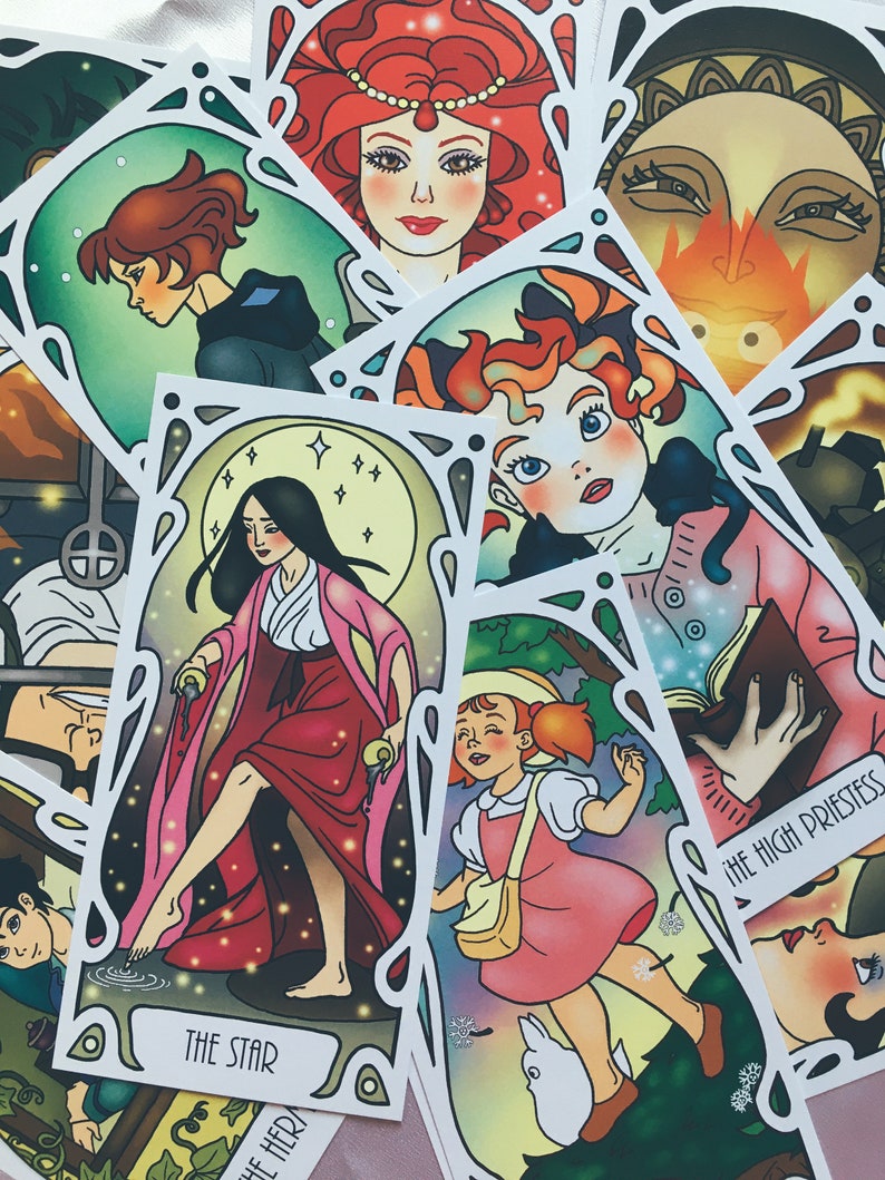 Fairytale Anime Tarot Deck Etsy UK