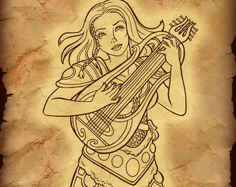 9 x 11 Bard Band Poster Print