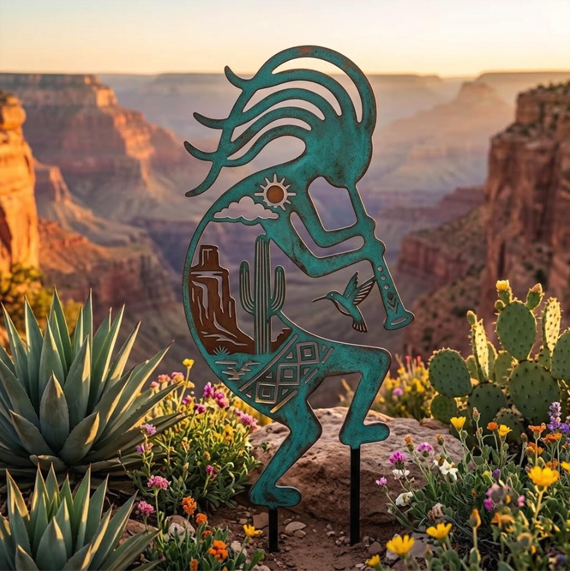 Kokopelli artwork - Etsy 日本