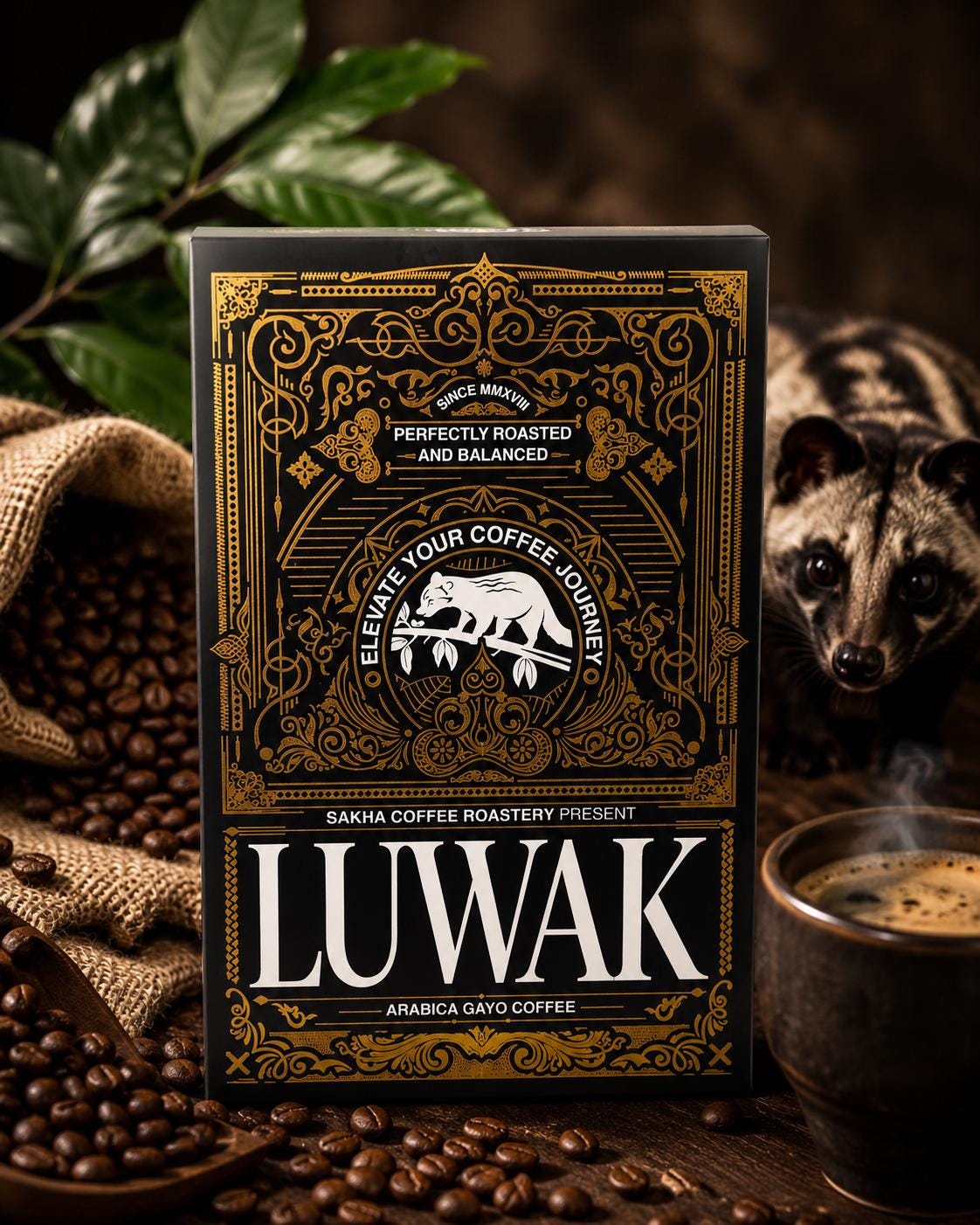 最高級ジャコウネココーヒー Biji Kopi Luwak Aceh Gayo Coffe Luwak /wild Luwak Arabica Coffee – Gayo, Aceh, Indonesia