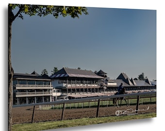 Saratoga Springs NY, Historic Racetrack, Racehorse Moring Workout