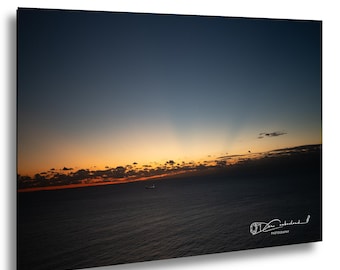 Ft Lauderdale Beach Sunrise Wall Art, Sunrise Photograph, Blue Hour