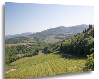 Castello di Verrazzano Winery Photography Print, Tuscany Italy Landscape Wall Art, Wine Lover Gift