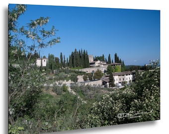 Castello di Verrazzano Winery Photography Print, Tuscany Italy Landscape Wall Art, Wine Lover Gift