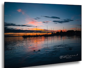 Annapolis Harbor Sunrise Wall Art, Autum Sunrise Photograph