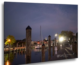 Annapolis Harbor Capital Sunrise Wall Art, Autum Sunrise Photograph