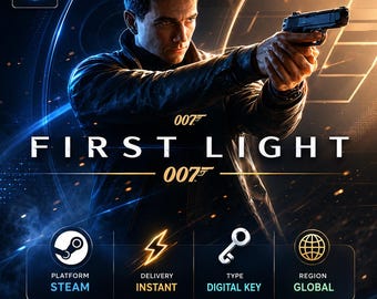 007 First Light Steam Key PC, früher Zugriffsspielcode, sofortiger digitaler Download, globale Aktivierung, Action-Spionagespiel