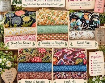 3 Yard Quilt Fabric Bundles