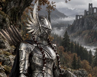 Frostborn Valkyrie Armor | Nordic Fantasy Warrior Costume (Cosplay)