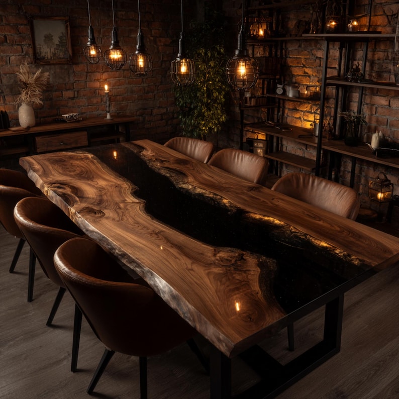 Dark River Dining Table