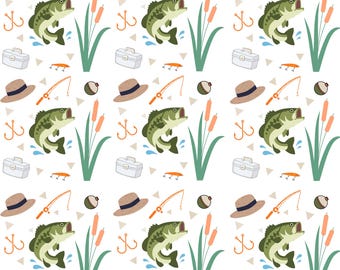 Plantilla de Canva con temática de pesca