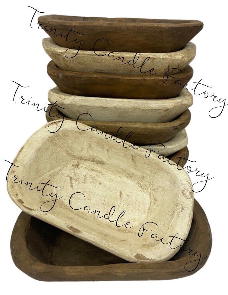 Dough Bowl Candles, Soy Wax Candle, Essential Oil, Farmhouse Rustic