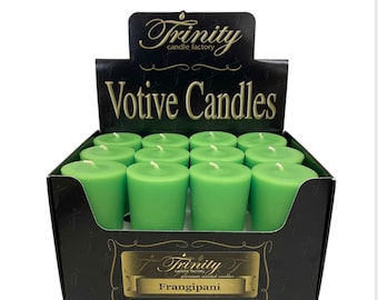 Frangipani Scented Votive Candles (12pack)
