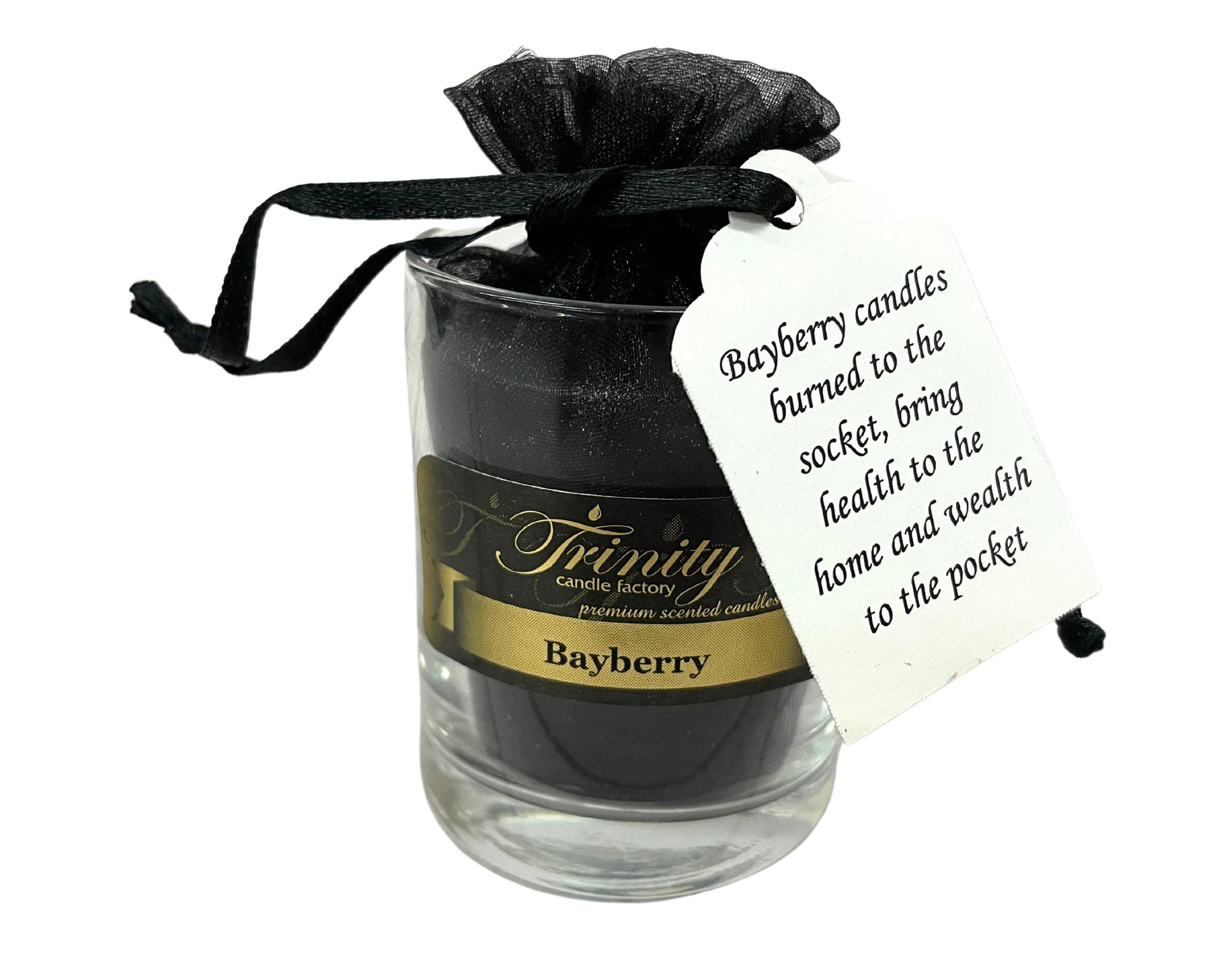 Bayberry Votive Candle and Votive Holder Gift Set, Bayberry Traditional