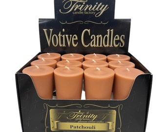 Patchouli Faroy Votive Candles (12pack)