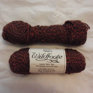 Lot of Wildfoote Luxury Sock Yarn by Brown Sheep Company- Color SY-09 Mums