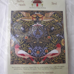 Bothy Threads Bird XAC2 Counted Cross Stitch Kit -*MISSING NEEDLE*
