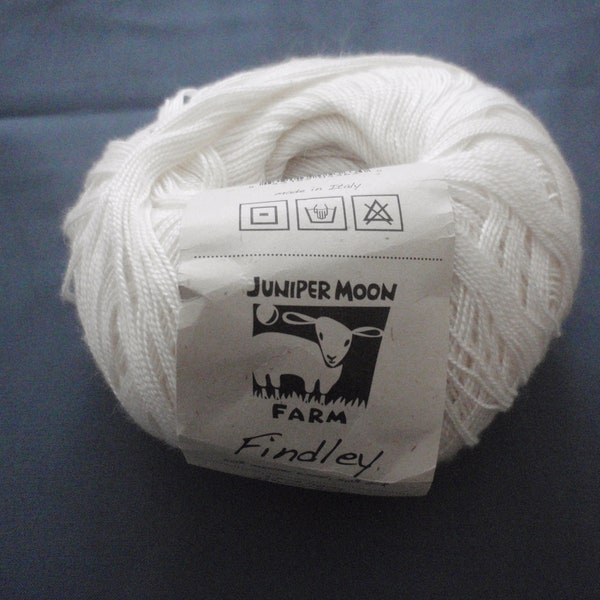 Findley by Juniper Moon Farms  Silk Merino Lace Yarn in Fresco- Unlabeled