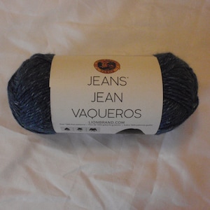 Lion Brand Jean Yarn in Stonewash