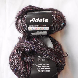 Discontinued Adele by Stacy Charles Yarn in Amethyst- Price per Ball