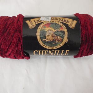 Hilo de chenilla grueso y rápido Lion Brand descontinuado