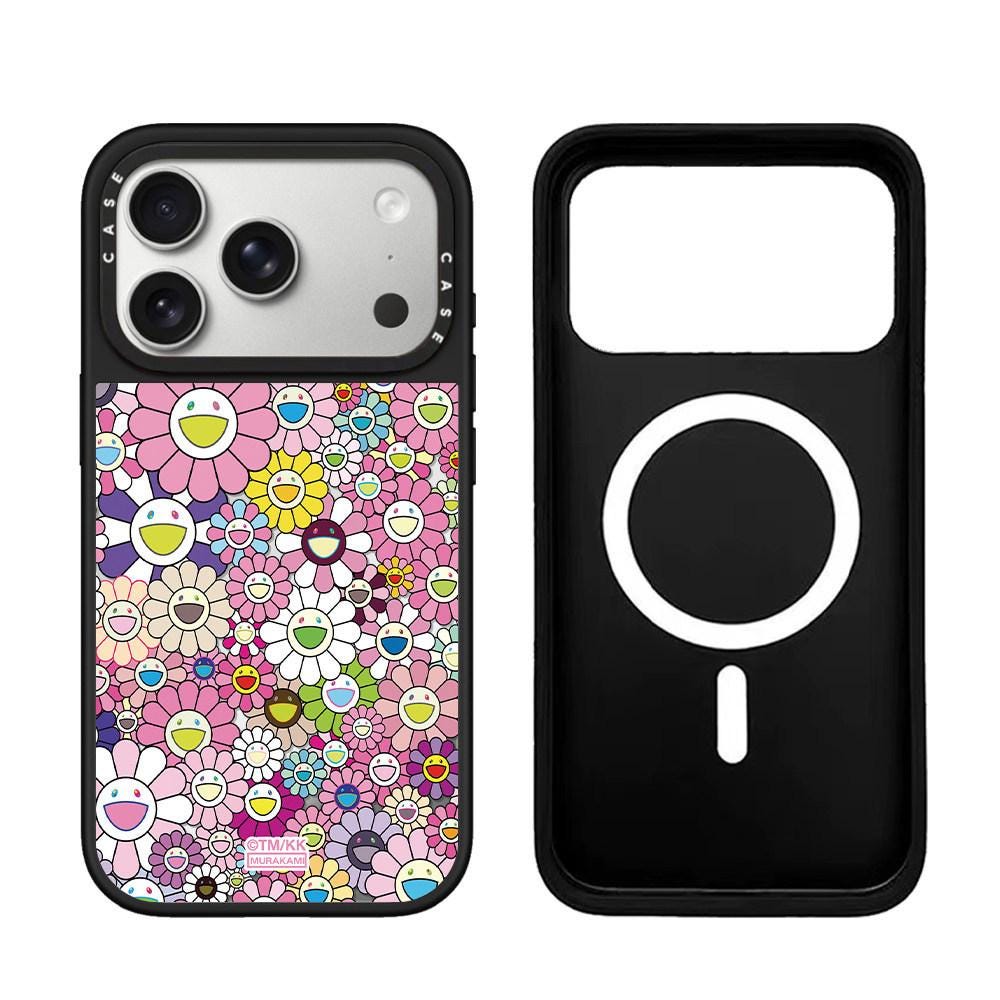 Takashi Murakami Flower Phone Case Support Magsafe for iPhone 18