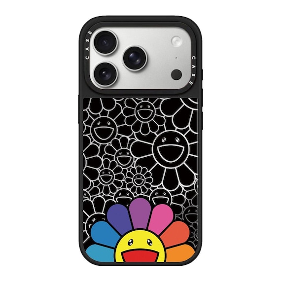 iPhone15Pro CASETiFY Murakami マグセーフ対応ケース Takashi Murakami Flower Phone Case Support Magsafe for iPhone 18