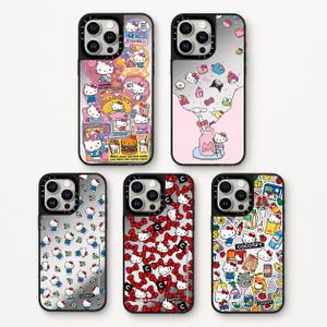 Hello Kitty x CASETiFY Phone Case Support Magsafe for iPhone 17/16/15/14/13/12 Pro Max-50th Anniversary Collab Cover-Cute Kawaii Aesthetic