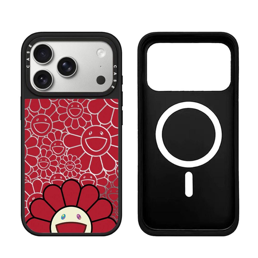 Takashi Murakami Flower Phone Case Support Magsafe for iPhone 18