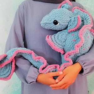 特大 ふわふわドラゴン あみぐるみ ハンドメイド ぬいぐるみ 商品の