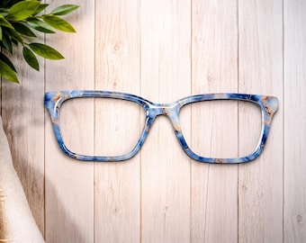 Marbled Stone Themed Magnet Glasses Topper 17