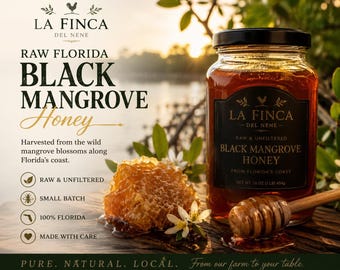 Raw Black Mangrove Honey | Small Batch Florida Coastal Harvest