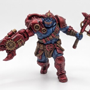 MOTU Trap Jaw Figurine – Resin Steel Teeth with Mechanical Claw Arm & Axe, Fan Art Masters of the Universe Skeletor