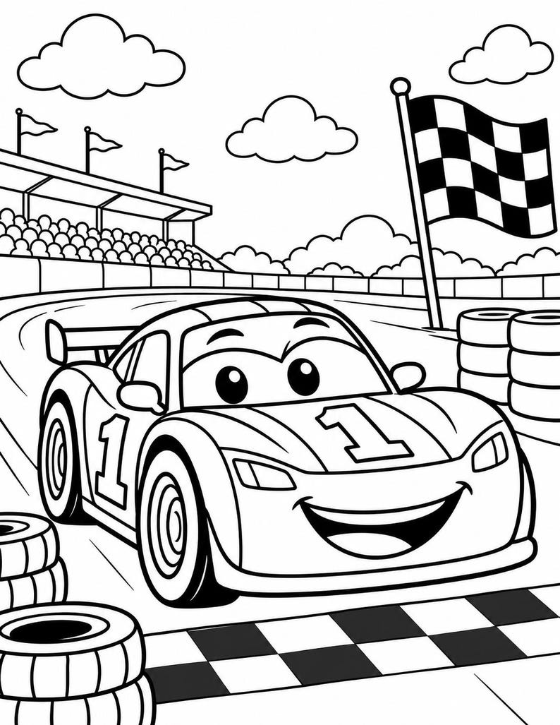 Kids Printable Coloring Book | 20 Pages: Princess, Dinosaurs, Trucks ...