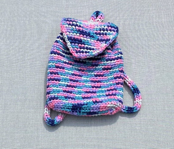 Handmade Crochet Toddler Backpack