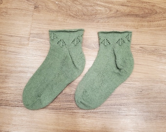 Handmade Wool Knit Socks